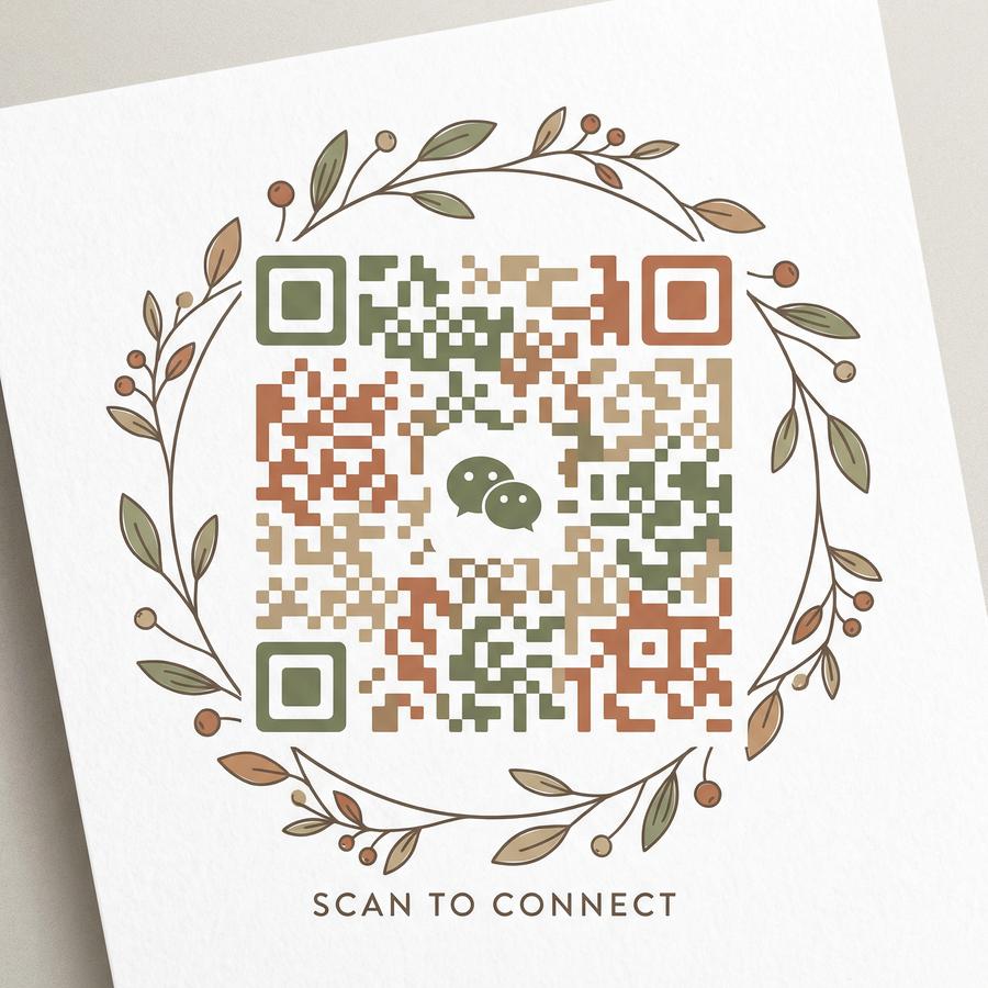 小蓝导航商务二维码